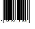 Barcode Image for UPC code 0071100211931