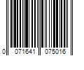Barcode Image for UPC code 0071641075016