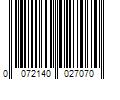 Barcode Image for UPC code 0072140027070