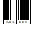 Barcode Image for UPC code 0073502000090. Product Name: HOOVER INC Replacement Part For Hoover Type H Bag (3-Pack)  401009H