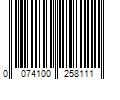 Barcode Image for UPC code 0074100258111