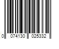 Barcode Image for UPC code 0074130025332. Product Name: Valvoline Full Synthetic High Mileage with MaxLife Technology Motor Oil SAE 10W-30