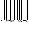 Barcode Image for UPC code 0075610004205. Product Name: J Strickland Royal Crown Hair Dressing  5oz.  All Hair Types  Moisturizing