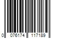Barcode Image for UPC code 0076174117189. Product Name: Stanley Fatmax 11-718 18 Mm Snap-Off Blades Silver