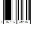 Barcode Image for UPC code 0077312412807. Product Name: 077312412807 Ampro Shine  n Jam Rainbow Edges Banana Pudding - 4 oz