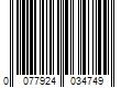 Barcode Image for UPC code 0077924034749. Product Name: Weber Q 1200 189-Sq in Orange Portable Liquid Propane Grill Stainless Steel | 51190001