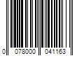 Barcode Image for UPC code 0078000041163. Product Name: RC 12-Pack 12 oz Cola