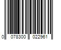 Barcode Image for UPC code 0078300022961