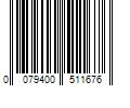 Barcode Image for UPC code 0079400511676. Product Name: Unilever Dove Whole Body Women s Deodorant Cream Coconut & Vanilla Aluminum Free  2.5 oz