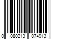 Barcode Image for UPC code 0080213074913. Product Name: ASSTD NATIONAL BRAND MySize Kids Bookshelf, One Size, White