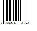 Barcode Image for UPC code 0080596030223