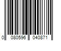 Barcode Image for UPC code 0080596040871. Product Name: Dremel 4-in High-performance Aluminum Oxide Circular Saw Blade Set (6-Pack) | US725