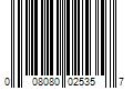Barcode Image for UPC code 008080025357