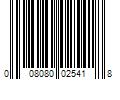 Barcode Image for UPC code 008080025418