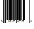 Barcode Image for UPC code 008100002078. Product Name: Coty Cover Girl Trushine Lipcolor For Fair Tone Skin  Fire Shine #430  2 Ea