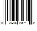 Barcode Image for UPC code 008236106749. Product Name: Hillman Group Rsc Hillman 370057 Zinc-Plated Toggle Bolts 3/16X4