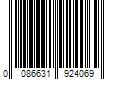 Barcode Image for UPC code 0086631924069