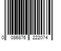 Barcode Image for UPC code 0086876222074. Product Name: Rubbermaid Commercial Products Wood Mop Handle | 1887092