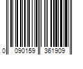 Barcode Image for UPC code 0090159361909. Product Name: Maisto International Inc Maisto 36190bk Audi R8 GT Matt Black 1-18 Diecast Car Model