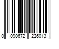 Barcode Image for UPC code 0090672226013