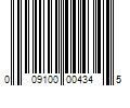 Barcode Image for UPC code 009100004345. Product Name: First Brands Group Autolite 4173 Copper Non-resistor Spark Plug (4 Pack)