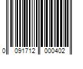 Barcode Image for UPC code 0091712000402