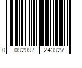 Barcode Image for UPC code 0092097243927. Product Name: Tapcon 1/4-in x 3-3/4-in Concrete Anchors (75-Pack) in White | 24392