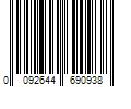 Barcode Image for UPC code 0092644690938. Product Name: Klein Tools 50-Pack Cat6 Rj45 Modular Plug in Clear | VDV826703