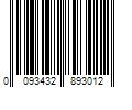 Barcode Image for UPC code 0093432893012. Product Name: Lowe's 1-in x 18-in x 32-in Green Powder Coated Metal Steel Garden Edging | 89301L
