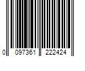 Barcode Image for UPC code 0097361222424