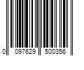 Barcode Image for UPC code 0097629500356