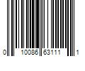Barcode Image for UPC code 010086631111. Product Name: Sega Genesis Collection (PlayStation 2)