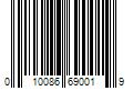 Barcode Image for UPC code 010086690019. Product Name: Sega Sonic the Hedgehog