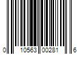 Barcode Image for UPC code 010563002816