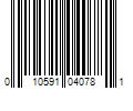 Barcode Image for UPC code 010591040781. Product Name: Spectrum Diversified Designs Spectrum Diversified Royo Suction Sink Sponge & Brush Holder  Clear  10950