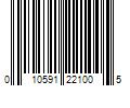 Barcode Image for UPC code 010591221005. Product Name: Spectrum Diversified Designs LLC Spectrum 1.3 in. L White Plastic Large Hook 2 pk