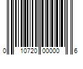 Barcode Image for UPC code 010720000006