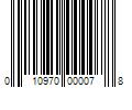 Barcode Image for UPC code 010970000078