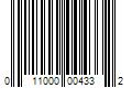 Barcode Image for UPC code 011000004332. Product Name: 