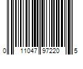 Barcode Image for UPC code 011047972205. Product Name: Master Mark Border Master 20 ft. Recycled Plastic Poundable Landscape Lawn Edging with Connectors Black
