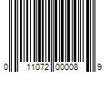Barcode Image for UPC code 011072000089