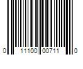 Barcode Image for UPC code 011100007110. Product Name: Kashi CB-103C Japanese 5.5  Cobalt Steel Hair Cutting Barber Shears / Scissors