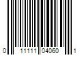 Barcode Image for UPC code 011111040601. Product Name: Unilever Dove Advanced Care Liquid Hand Wash  Peony & Rose Oil  12 oz