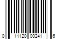Barcode Image for UPC code 011120002416. Product Name: BISSELL Filter Kit for Upright Vacuums  3093