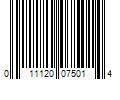 Barcode Image for UPC code 011120075014