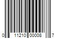 Barcode Image for UPC code 011210000087. Product Name: DRiV Incorporated National LM11949 Taper Bearing Cone