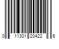 Barcode Image for UPC code 011301204226
