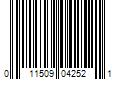 Barcode Image for UPC code 011509042521. Product Name: COMBE INCORPORATED Just For Men 1-Day Beard & Brow Color  Temporary Dye for Beard and Eyebrows  Up to 30 Applications  Medium Brown