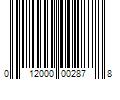 Barcode Image for UPC code 012000002878