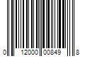 Barcode Image for UPC code 012000008498